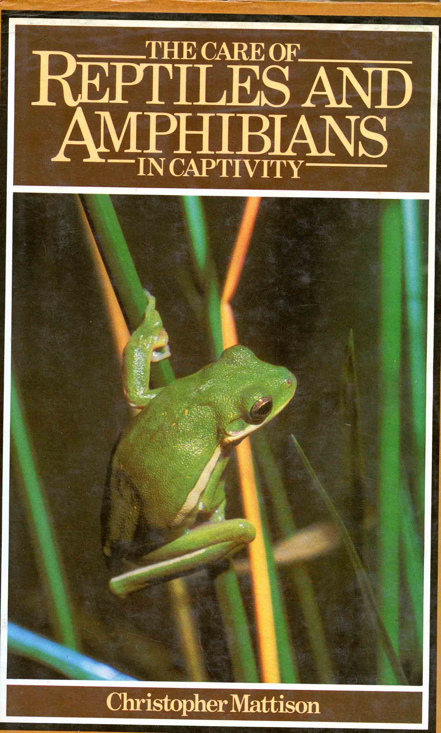 Image for The Care of Reptiles and Amphibians in Captivity,